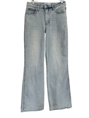 Judy Blue JB88576 LT-CO Light Wash High Rise Wide Leg Jeans Women’s Size 9/29